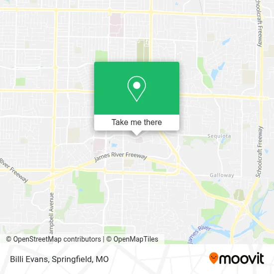 Billi Evans map