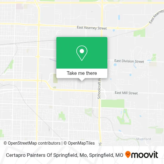 Certapro Painters Of Springfield, Mo map