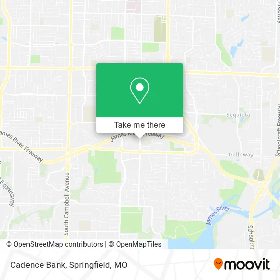 Cadence Bank map