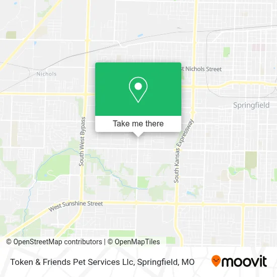 Token & Friends Pet Services Llc map