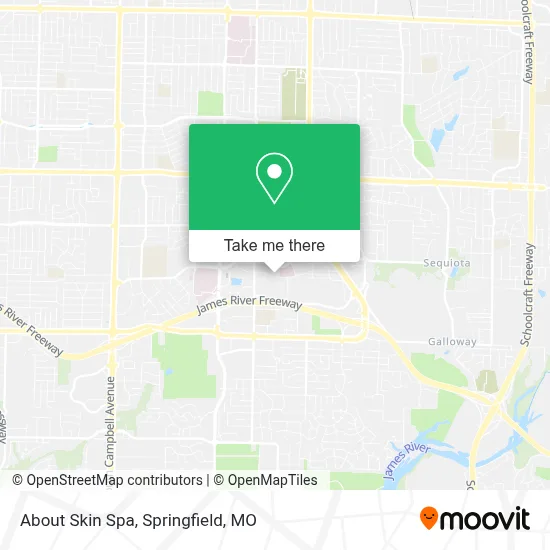 About Skin Spa map