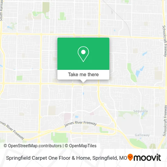 Springfield Carpet One Floor & Home map