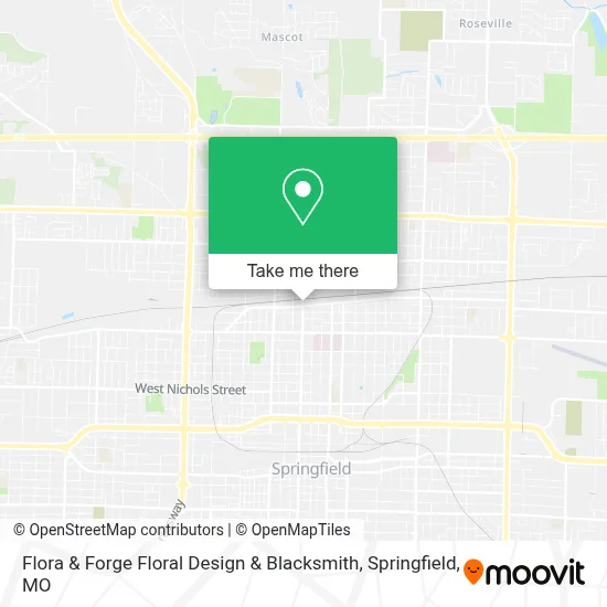 Flora & Forge Floral Design & Blacksmith map