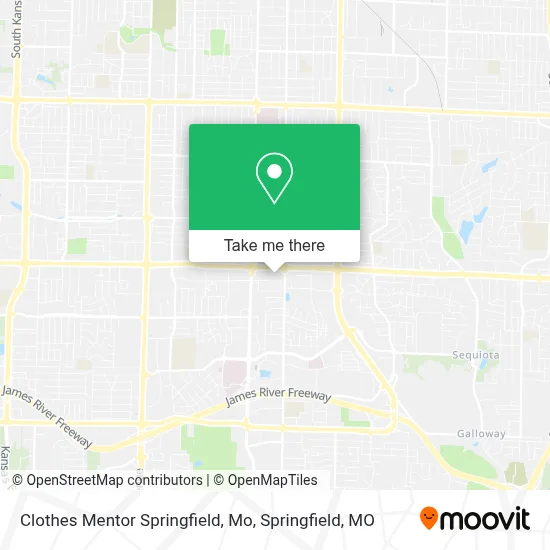 Clothes Mentor Springfield, Mo map