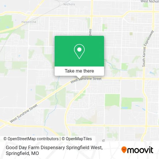 Good Day Farm Dispensary Springfield West map