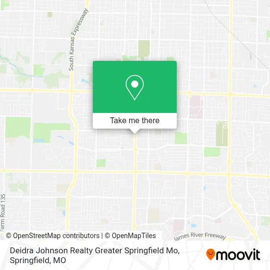 Deidra Johnson  Realty Greater Springfield Mo map