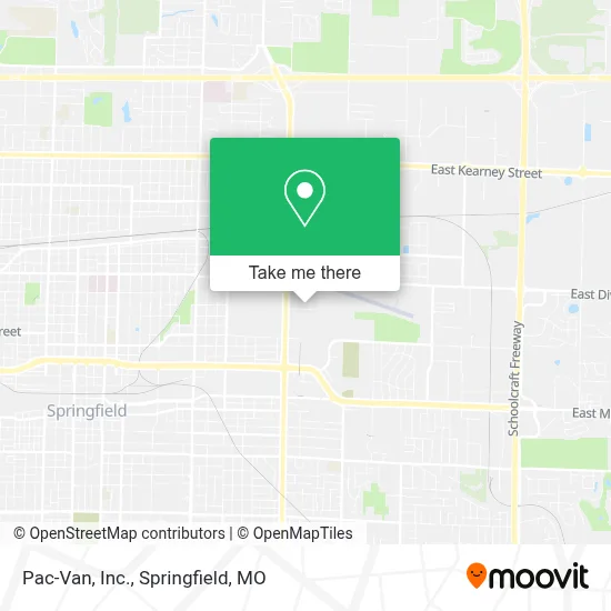 Mapa de Pac-Van, Inc.