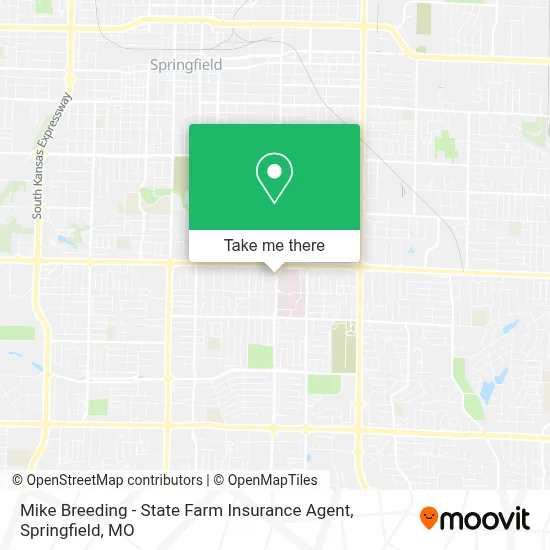 Mapa de Mike Breeding - State Farm Insurance Agent