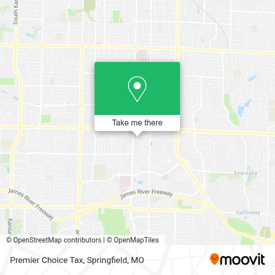 Premier Choice Tax map