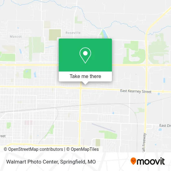 Walmart Photo Center map