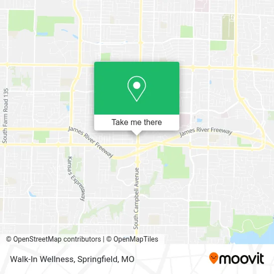 Walk-In Wellness map
