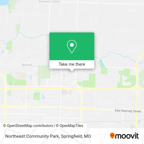 Northeast Community Park map