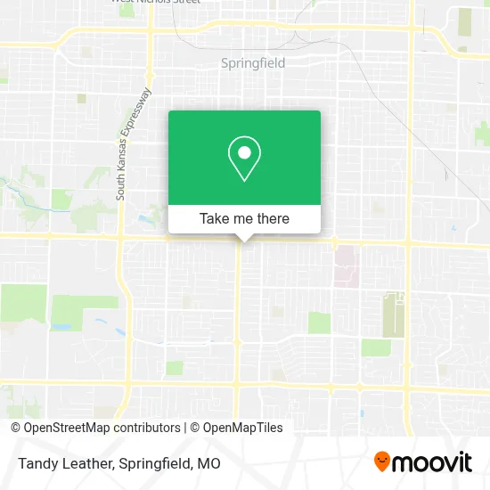 Tandy Leather map
