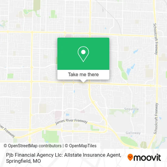 Pjb Financial Agency Llc: Allstate Insurance Agent map