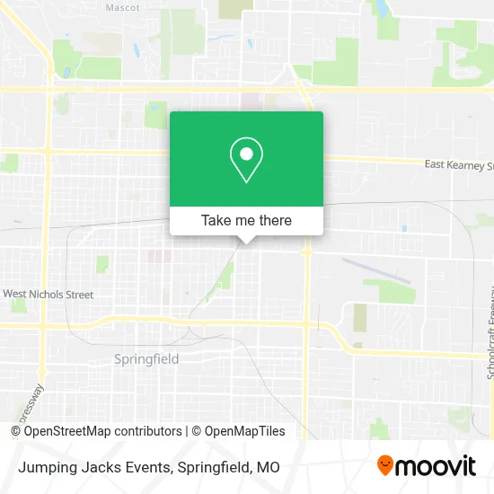 Jumping Jacks Events map