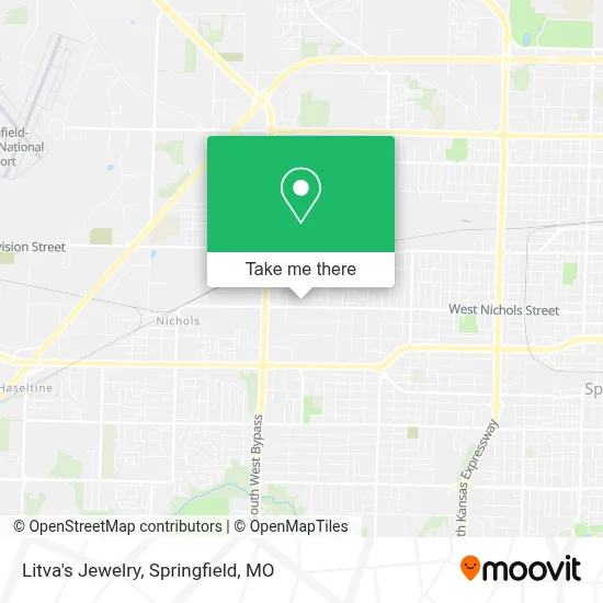 Litva's Jewelry map