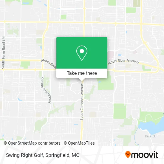 Swing Right Golf map