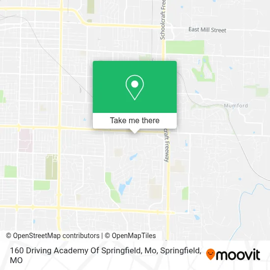 160 Driving Academy Of Springfield, Mo map