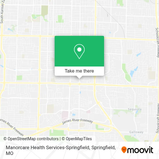 Manorcare Health Services-Springfield map