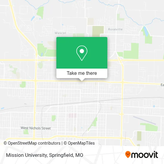 Mission University map