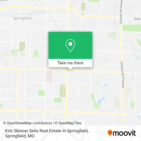 Mapa de Kirk Skinner Sells Real Estate In Springfield