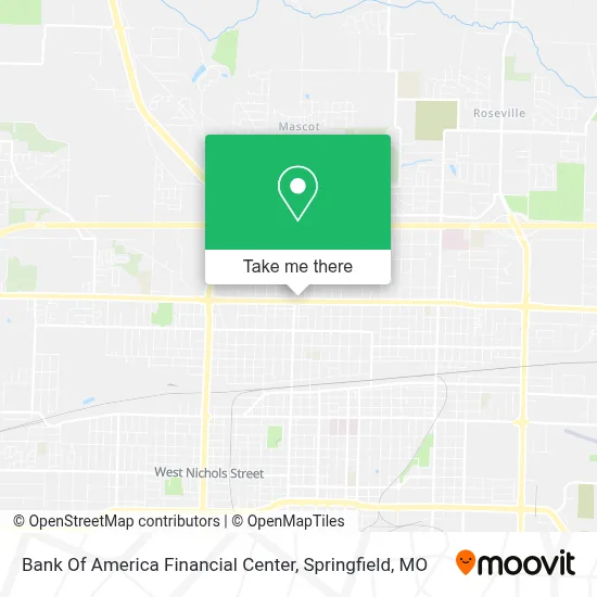 Bank Of America Financial Center map