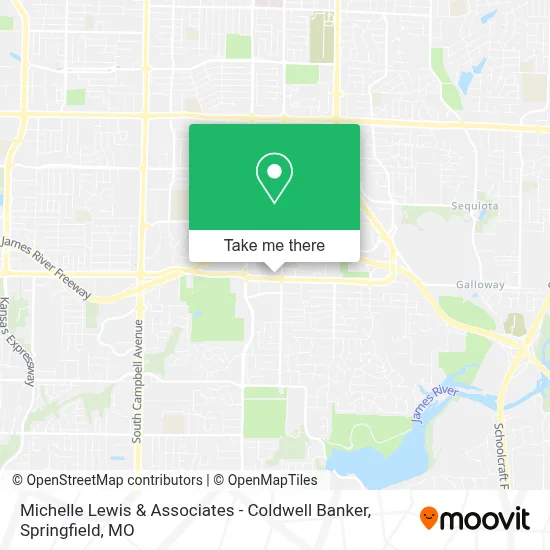 Michelle Lewis & Associates - Coldwell Banker map