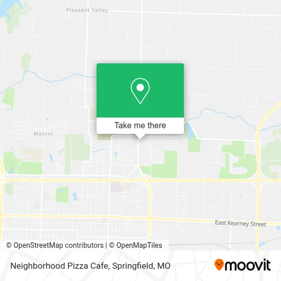 Neighborhood Pizza Cafe map