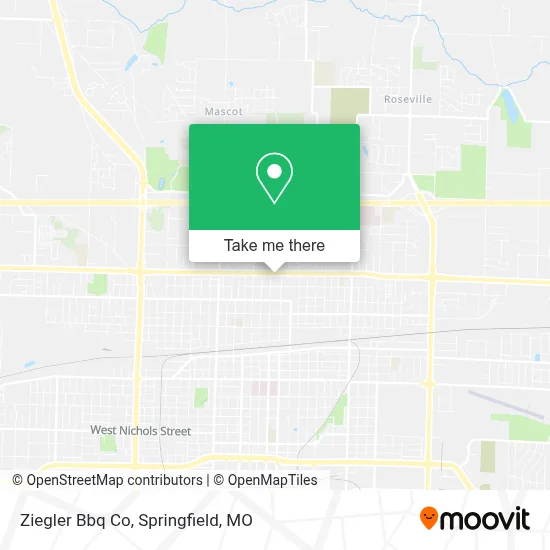 Ziegler Bbq Co map