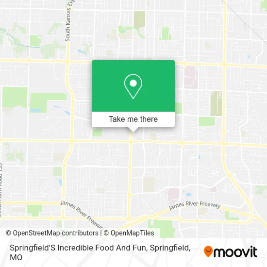 Springfield’S Incredible Food And Fun map