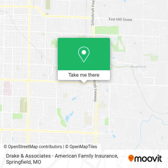 Drake & Associates - American Family Insurance map