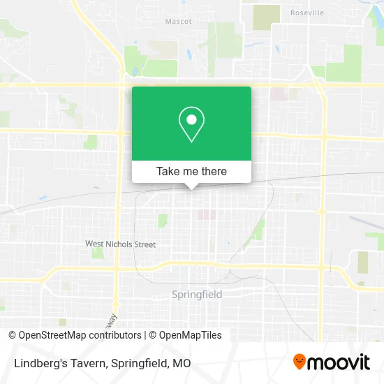Lindberg's Tavern map