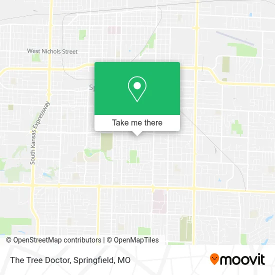The Tree Doctor map