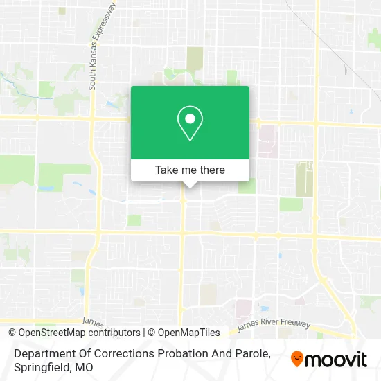 Department Of Corrections Probation And Parole map