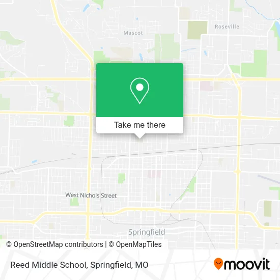Mapa de Reed Middle School