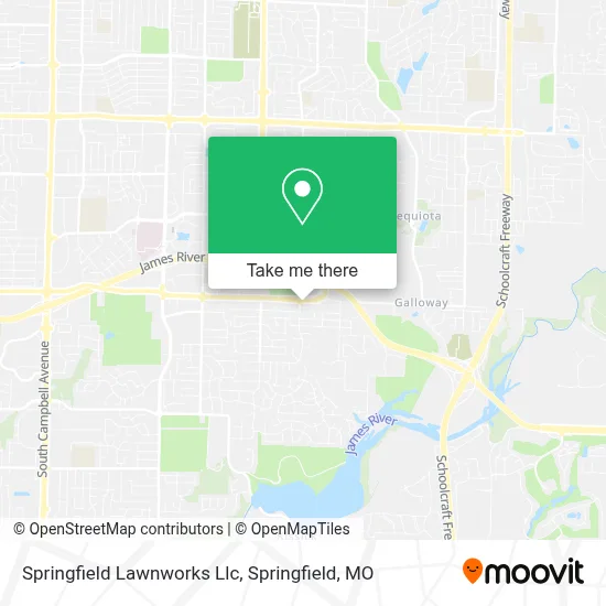 Springfield Lawnworks Llc map