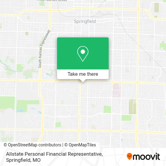 Allstate Personal Financial Representative map