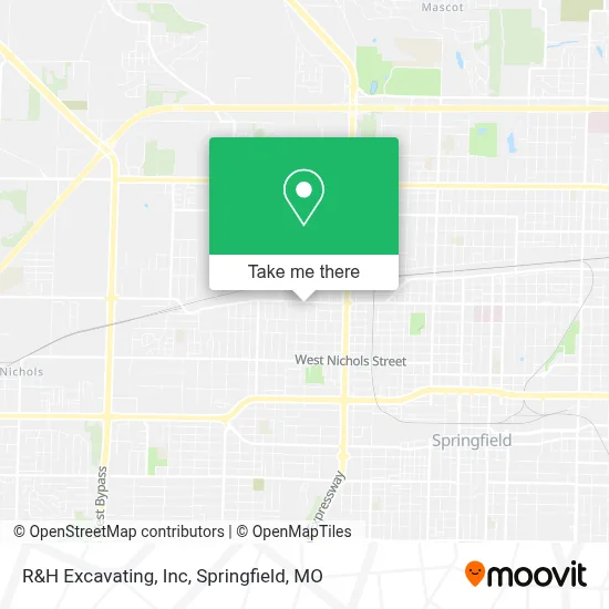 Mapa de R&H Excavating, Inc
