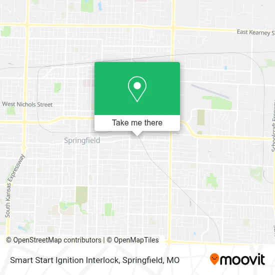 Mapa de Smart Start Ignition Interlock