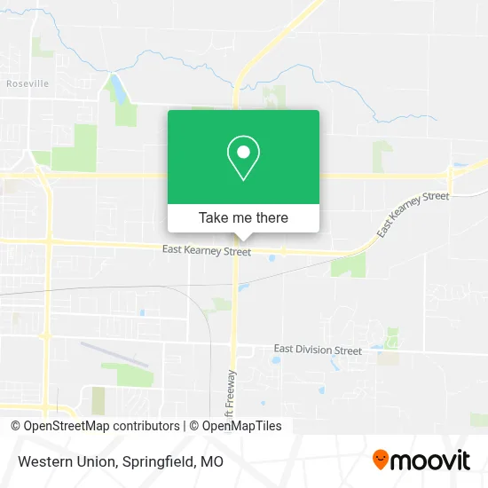 Western Union map