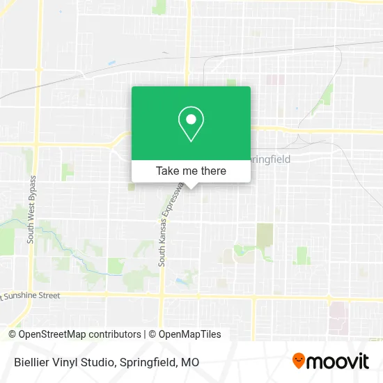 Biellier Vinyl Studio map