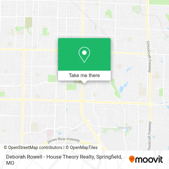Deborah Rowell - House Theory Realty map