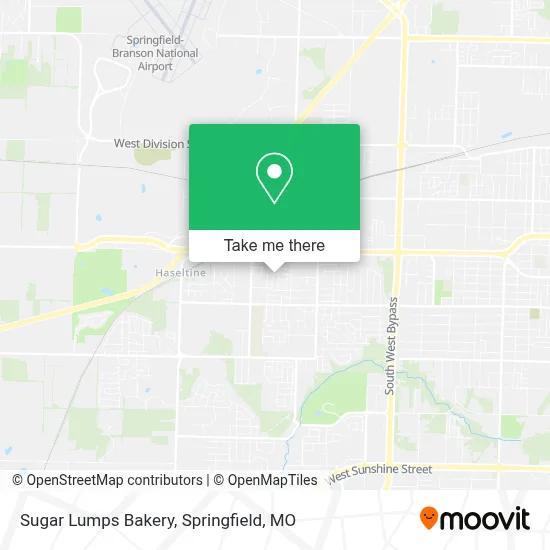 Sugar Lumps Bakery map