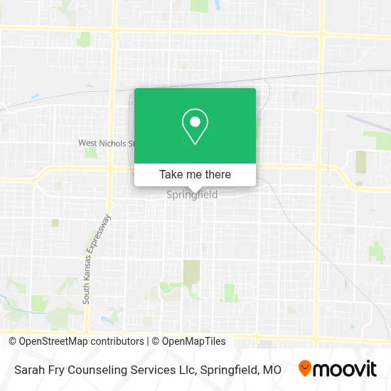 Sarah Fry Counseling Services Llc map