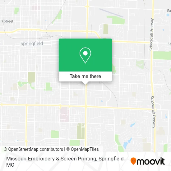 Missouri Embroidery & Screen Printing map