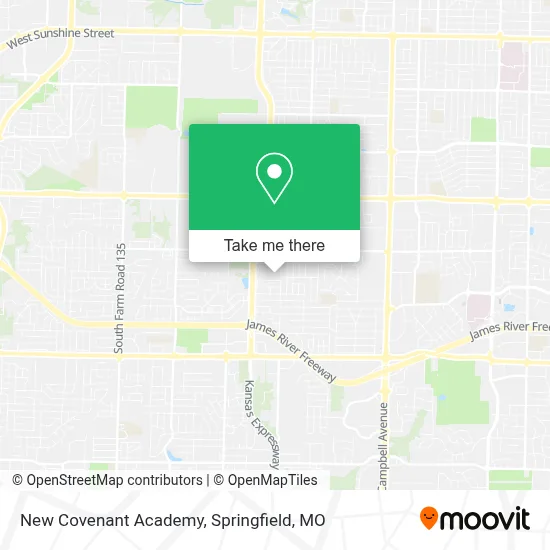 New Covenant Academy map