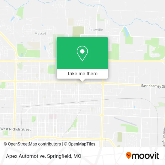 Apex Automotive map