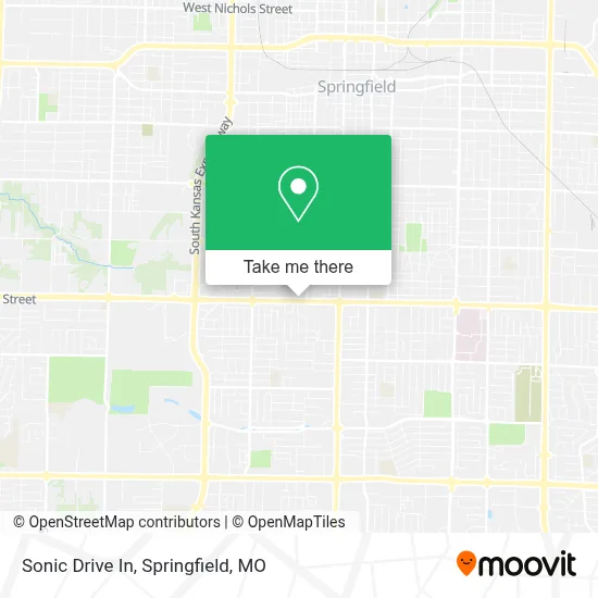 Sonic Drive In map