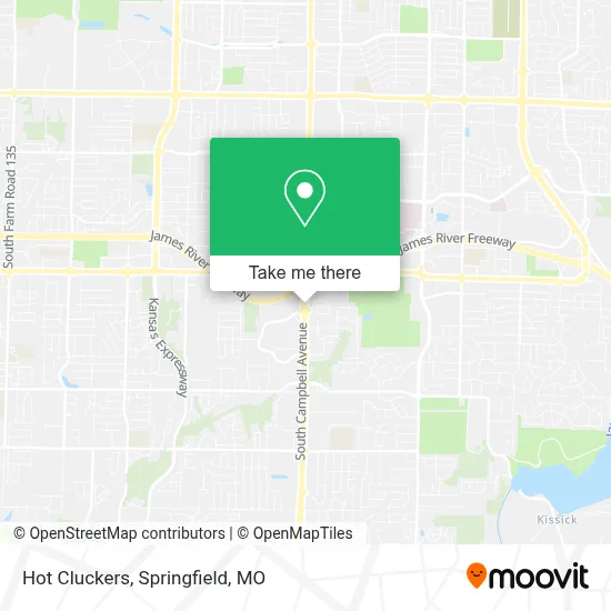Hot Cluckers map