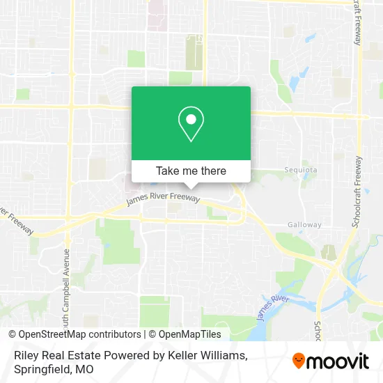 Riley Real Estate Powered by Keller Williams map